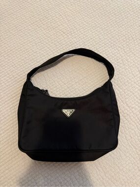 Prada Black Nylon Shoulder Bag